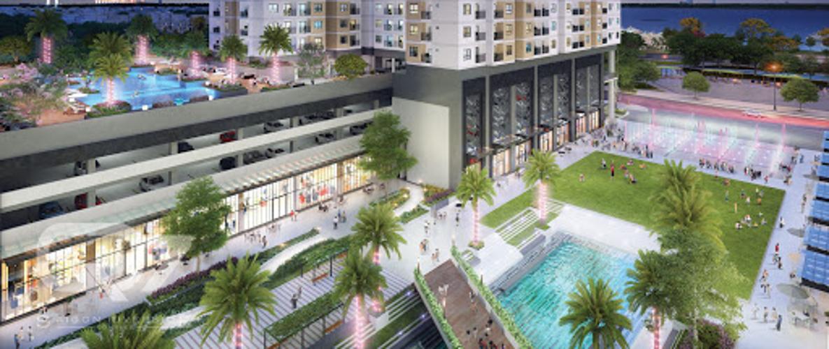 Nội khu Shop House Q7 Sài Gòn Riverside Bán shop-house Q7 Saigon Riverside dân cư sầm uất, hiện đại.