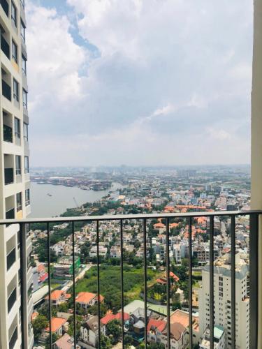 ban công hướng view  căn hộ Masteri An Phú Bán căn hộ 1 phòng ngủ view sông và thành phố Masteri An Phú