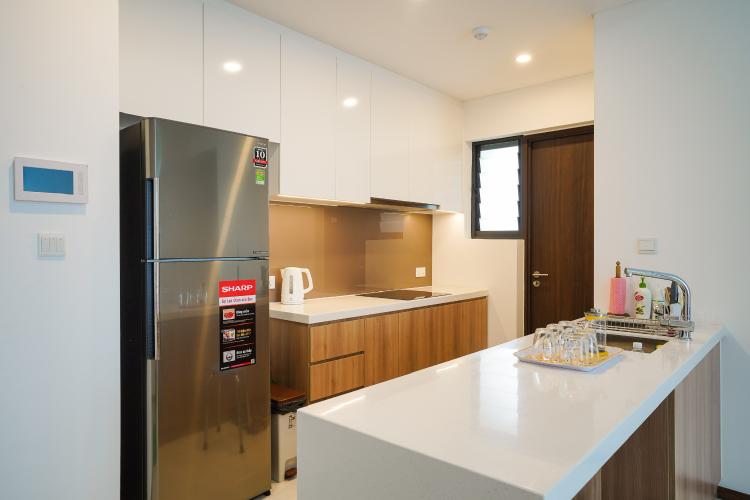 Bếp One Verandah Quận 2 Căn hộ One Verandah tầng sân vườn nội thất hoàn thiện.