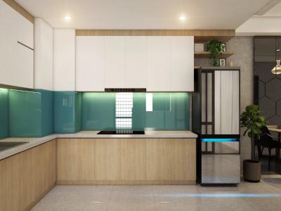 Bếp căn hộ SAIGON SOUTH RESIDENCE Cho thuê căn hộ Saigon South Residence 2PN, diện tích 72m2, đầy đủ nội thất