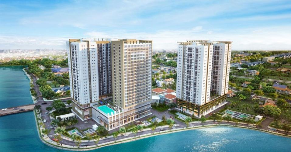 Bán căn hộ Richmond City tầng trung, 2 phòng ngủ, diện tích 66.78m2, nội thất cơ bản