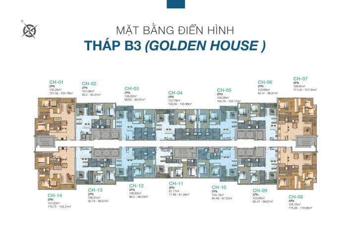 Sunwah Pearl - mat-bang-block-b3-golden-house