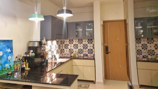 Phòng bếp căn hộ Richstar, Tân Phú Căn hộ Richstar ban công hướng Đông bàn giao nội thất đầy đủ.