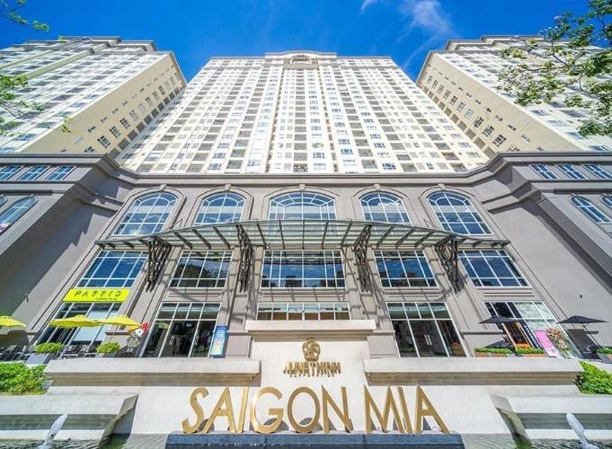 building sài gòn mia Căn hộ 3 phòng ngủ Saigon Mia nội thất cơ bản