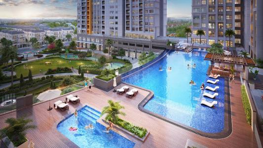 phối cảnh khu căn hộ VICTORIA VILLAGE Bán căn hộ Victoria Village diện tích 67m2, 2 phòng ngủ. Ban công hướng Đông Nam.