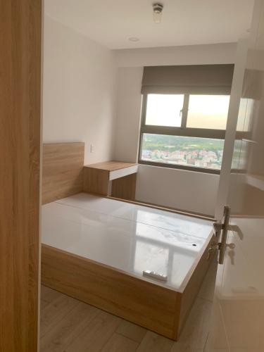 Phòng ngủ căn hộ Saigon South Residence Cho thuê căn hộ tầng cao Saigon South Residence nội thất đầy đủ.