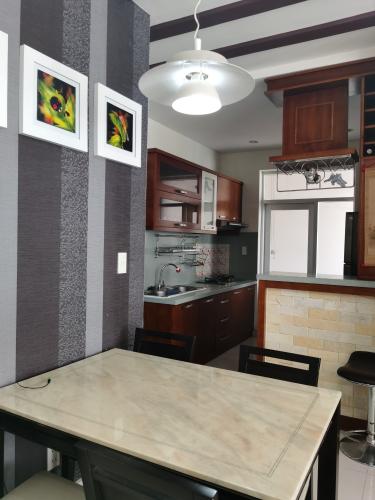 Phòng bếp căn hộ Sky Garden 3 Căn hộ Sky Graden 3 nội thất đầy đủ tiện nghi, hướng Tây Bắc.