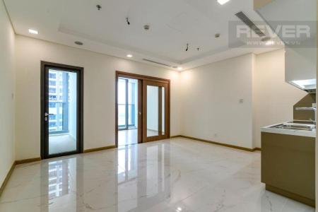 Bán căn hộ Vinhomes Central Park 1 phòng ngủ, tháp Landmark 81, nội thất cơ bản, view sông và cầu Sài Gòn