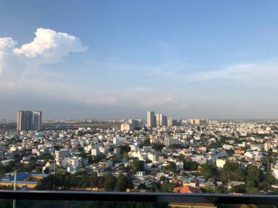 View từ ban công căn hộ Feliz en Vista Căn hộ Feliz En Vista tầng cao nội thất cơ bản, dọn vào ở ngay.