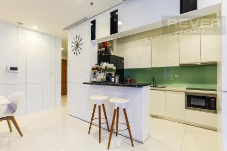 Phòng bếp Căn góc Vinhomes Central Park tầng cao Central 3 view sông