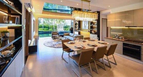 Nhà mẫu căn hộ D'lusso Bán căn số 6 Block A, tầng cao dự án D'lusso Quận 2