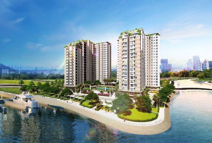 Toàn cảnh Conic Riverside, Quận 8 Căn hộ Conic Riverside tầng tủng, ban công hướng Tây, nội thất cơ bản.