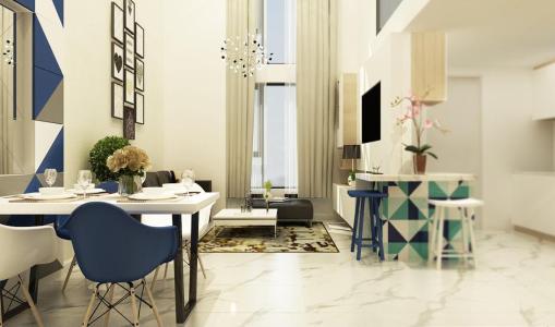 căn hộ La Astoria quận 2 Căn hộ La Astoria tầng trung, ban công hướng Tây.