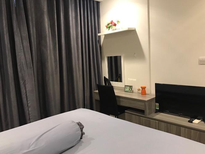 Phòng ngủ Bán căn hộ 1 phòng ngủ Vinhomes Central Park, diện tích 50.5m2, thiết kế sang trọng, nội thất đầy đủ.