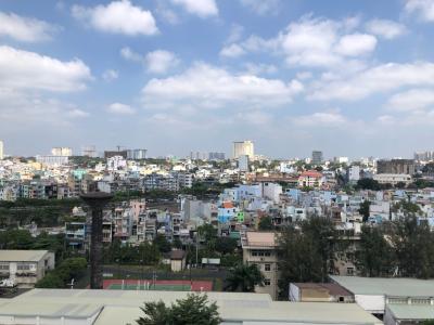 View Diamond Riverside, Quận 8 Căn hộ Diamond Riverside tầng trung, ban công hướng Bắc.