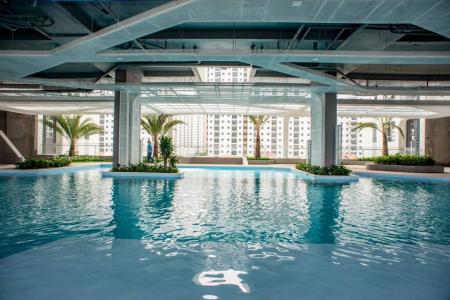 Hồ bơi De Capella, Quận 2 Căn hộ tầng trung De Capella đầy đủ nội thất, 2 phòng ngủ.