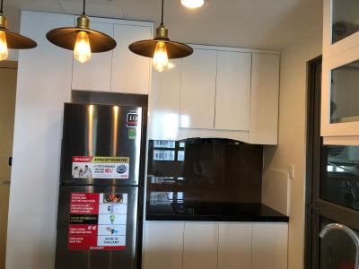 Phòng bếp Masteri Thảo Điền Quận 2 Căn hộ Masteri Thảo Điền tầng cao, view sông thơ mộng.