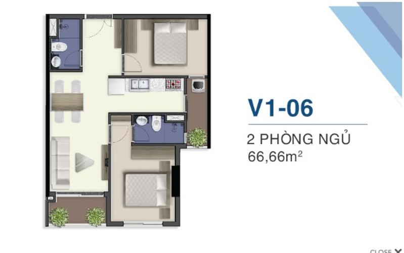 Mặt bằng căn hộ Q7 Saigon Riverside Complex Bán căn hộ tầng cao Q7 Saigon Riverside nội thất cơ bản, thoáng gió
