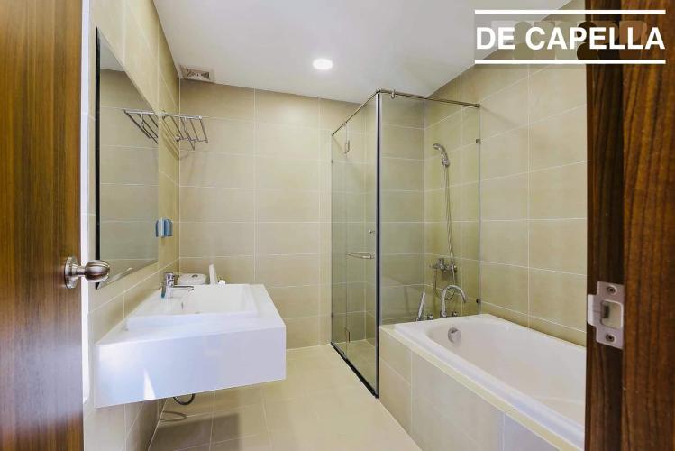 Toilet căn hộ DE CAPELLA Bán căn hộ De Capella 3PN, block A, diện tích 94m2, nội thất cơ bản, view Landmark 81 và Bitexco