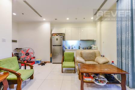 Phòng khách Officetel Vinhomes Central Park 1 phòng ngủ tầng trung C3 hướng Tây