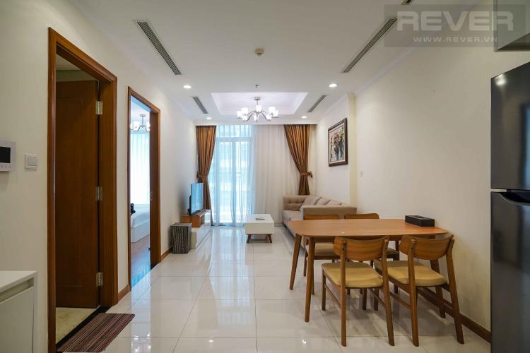 Phòng ăn và bếp căn hộ VINHOMES CENTRAL PARK Cho thuê căn hộ Vinhomes Central Park 1PN, tầng cao, đầy đủ nội thất