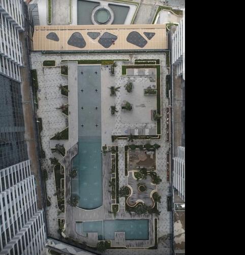 phối cảnh căn hộ SUNWAH PEARL Bán căn hộ Sunwah Pearl thuộc tầng cao, 1 phòng ngủ, diện tích sàn 56m2, sổ hồng đầy đủ