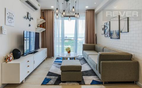 Phòng Khách Căn hộ Happy Residence 2 phòng ngủ tầng trung tháp B nội thất đầy đủ