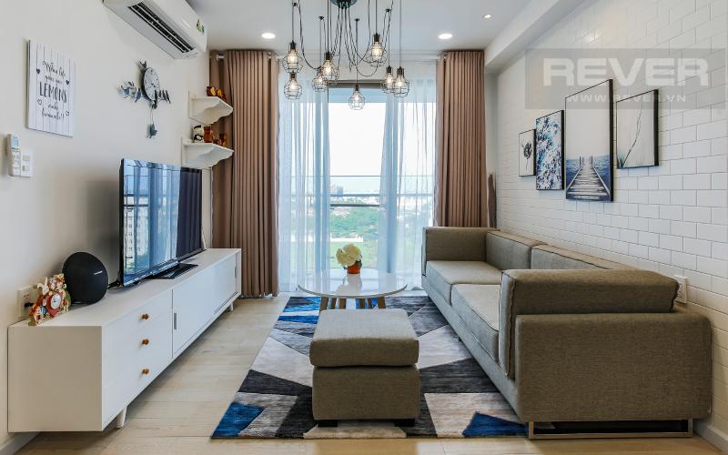 Phòng Khách Căn hộ Happy Residence 2 phòng ngủ tầng trung tháp B nội thất đầy đủ