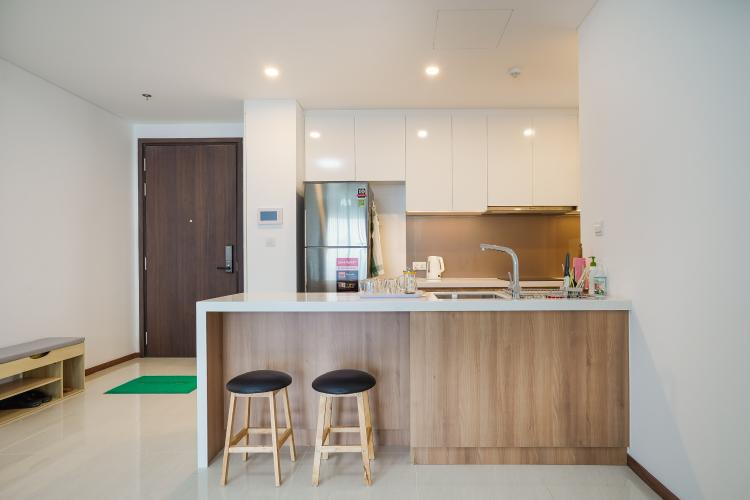 Bếp One Verandah Quận 2 Căn hộ One Verandah tầng sân vườn nội thất hoàn thiện.