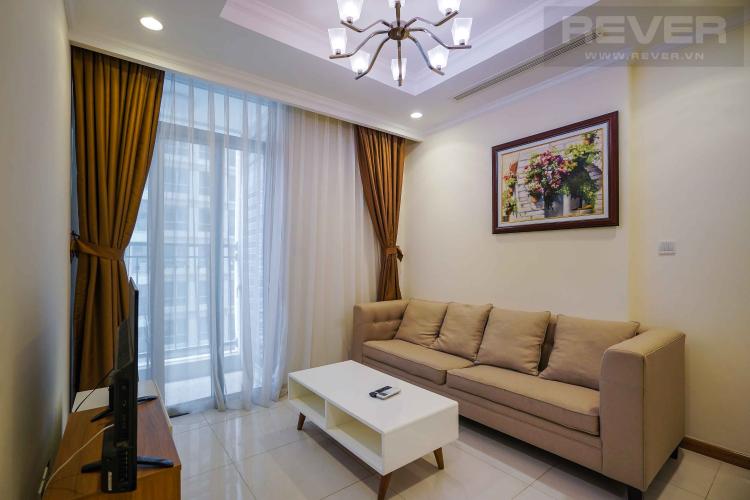 Phòng khách căn hộ VINHOMES CENTRAL PARK Cho thuê căn hộ Vinhomes Central Park 1PN, tầng cao, đầy đủ nội thất