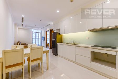 Phòng ăn Officetel Vinhomes Central Park 2 phòng ngủ tầng trung L4 đầy đủ tiện nghi