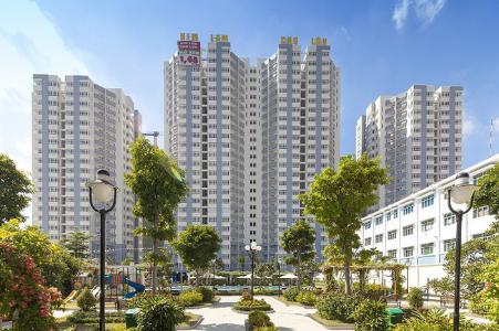 Him Lam Chợ Lớn, Quận 6 Căn hộ Him Lam Chợ Lớn view nội khu yên tĩnh, nội thất cơ bản cao cấp.