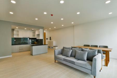 Phòng Khách Căn hộ Vista Verde tầng trung, tháp T2, 3PN, view hồ bơi