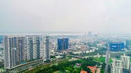 Toàn cảnh công trường dự án Sunshine City Sài Gòn nhìn từ trên cao