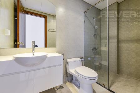 Phòng tắm 2 Căn hộ Vinhomes Central Park 2 phòng ngủ tầng cao L3 nội thất cơ bản
