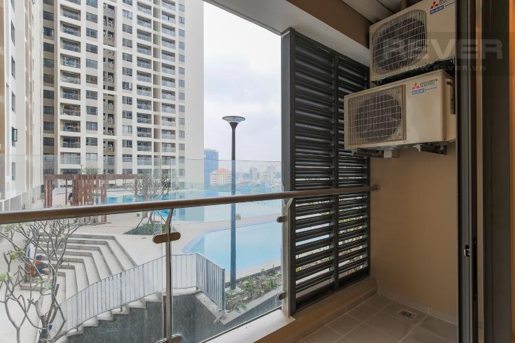 Ban Công Căn hộ The Gold View 1 phòng ngủ tầng thấp A3 view hồ bơi