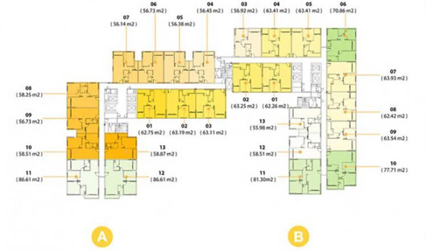 M-One Nam Sài Gòn - mat-bang-tang-dien-hinh-M-One-Nam-Sài-Gòn
