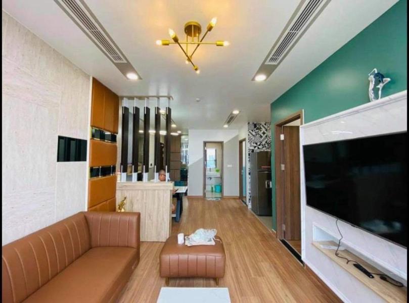 Phòng khách , Căn hộ Eco Green Saigon , Quận 7 Căn hộ Eco Green Saigon tầng 15 ban công hướng Đông Nam, nội thất đầy đủ.