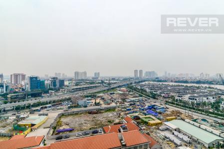 View Phòng Ngủ Căn hộ Vinhomes Central Park 4 phòng ngủ tầng trung L6 đầy đủ nội thất