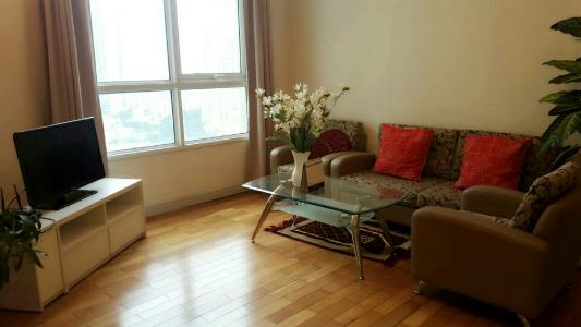 Phòng khách , Căn hộ The Manor , Quận Bình Thạnh Căn hộ The Manor 1 phòng ngủ, nội thất đầy đủ.