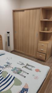 Phòng ngủ căn hộ Vinhomes Grand Park Căn hộ Vinhomes Grand Park view nội khu yên tĩnh, nội thất đầy đủ.