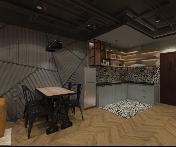 Khu bếp căn hộ Sunrise Riverside Bán căn hộ Sunrise Riverside tầng thấp, diện tích 70.45m2 - 2 phòng ngủ, đầy đủ nội thất