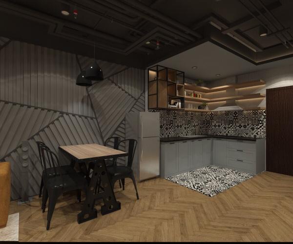 Khu bếp căn hộ Sunrise Riverside Bán căn hộ Sunrise Riverside tầng thấp, diện tích 70.45m2 - 2 phòng ngủ, đầy đủ nội thất