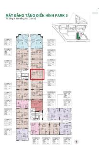 Layout tầng căn hộ Picity High Park, Quận 12 Căn hộ Picity High Park thiết kế hiện đại, cửa chính hướng Đông.