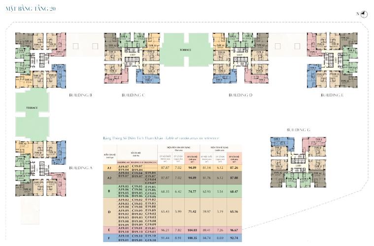 Layout Saigon South Residence  Căn hộ Saigon South Residence tầng trung, bàn giao thô, view sông mát.