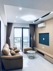 phòng khách căn hộ Saigon South Residence Bán căn hộ Saigon South Residence tầng cao, đầy đủ nội thất.