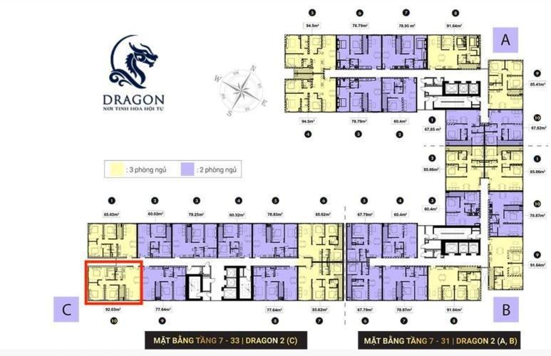 Mặt bằng tầng Căn hộ Topaz Elite quận 8 Căn hộ Topaz Elite thiết kế hiện đại, view thoáng mát