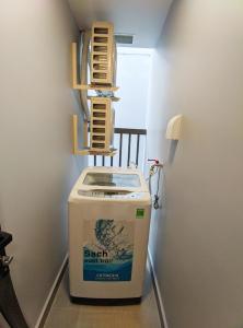 Lôgia căn 2PN Safira Cho thuê căn hộ Safira Khang Điền đầy đủ nội thất, view nội khu.