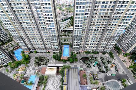 View Cho thuê căn hộ Vinhomes Central Park 1PN, tầng thấp, tháp Landmark 81, đầy đủ nội thất