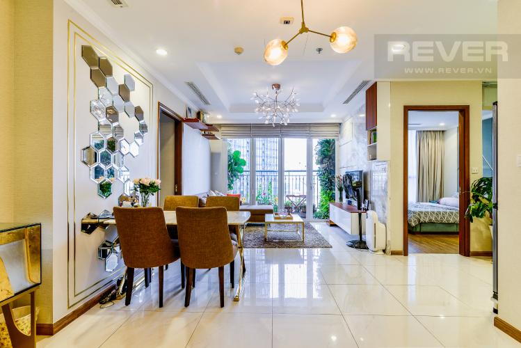 Phòng Khách Căn hộ Vinhomes Central Park 3 phòng ngủ tầng cao L1 hướng Bắc